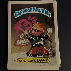 New Wave Dave garbage pail kids